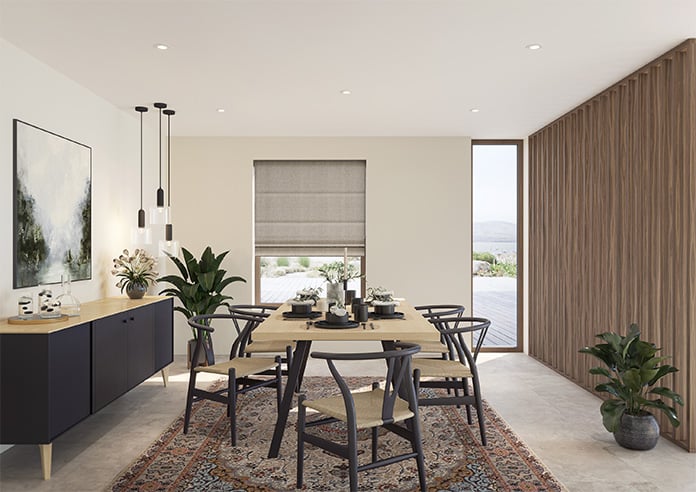 Jakarta, Lambs Fur - Motorised Roman Blind - Image 8